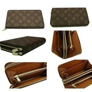 Carteira Louis Vuitton 2 Zippy Monogram