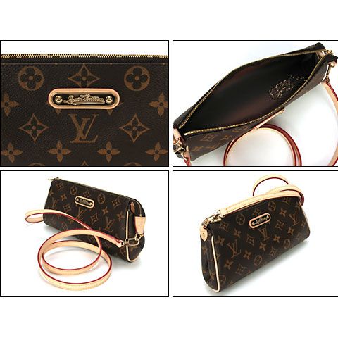 BOLSA LOUIS VUITTON EVA CLUTCH MONOGRAM - DUAS ALÇAS