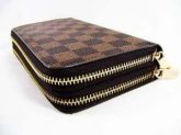 Carteira Louis Vuitton 2 Zippy Damier Ebene