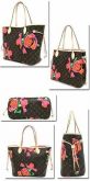 Bolsa Louis Vuitton Neverfull Monogram Rose